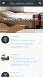 Mobile Screenshot of leben-mit-gesundheit.de