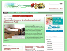 Tablet Screenshot of leben-mit-gesundheit.de